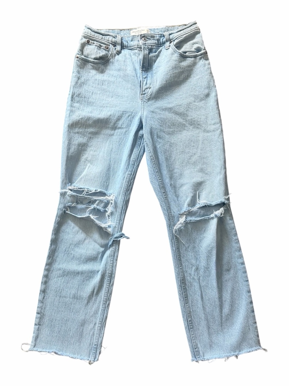 Abercrombie & Fitch Ultra High Rise 90s Straight-Leg Jeans size 29S